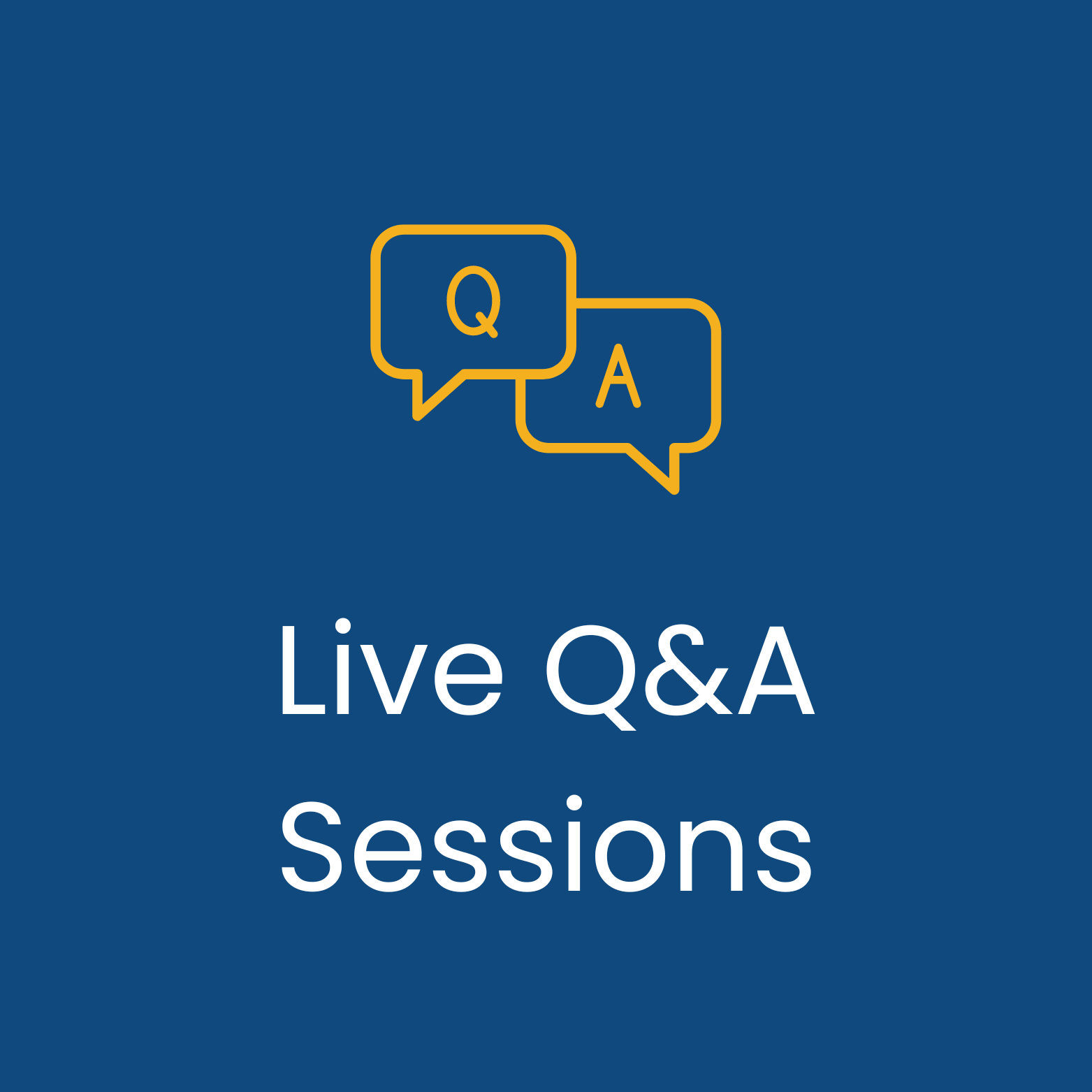 Q&A Sessions Icon